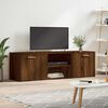 vidaXL Mueble de TV madera de ingeniería marrón roble 120x34x37 cm