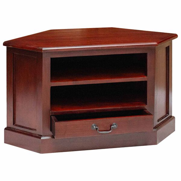 vidaXL MuebledeTVdeesquina con caj&oacute;n Marr&oacute;n 79 x 40 x 46 cm