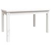 vidaXL Mesa de jard&iacute;n madera maciza de pino blanco 82,5x50,5x45 cm