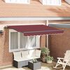 vidaXL Toldo Retr&aacute;ctil Burdeos 350 x 200 x 165 cm tela