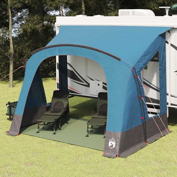 vidaXL Tienda de Caravana con techo Azul 252 x 245 x 245 cm