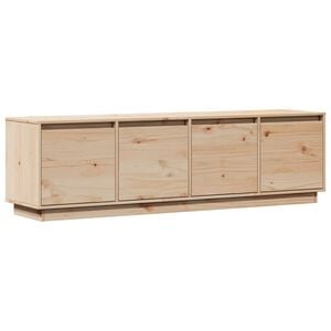 vidaXL Mueble de TV de madera maciza de pino 156x37x45 cm