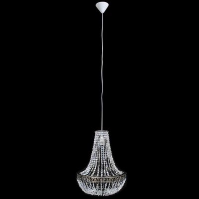 vidaXL Lámpara de araña de cristal 36,5x46 cm