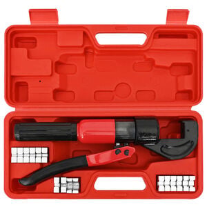 vidaXL Alicates de engarzar hidra&uacute;licos 4-6-8-10-16-25-35-70 mm&sup2;