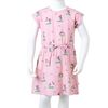 Vestido infantil rosa claro 104