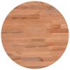 vidaXL Tablero redondo de madera maciza de haya &Oslash;30x4 cm