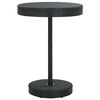 vidaXL Mesa de jard&iacute;n de rat&aacute;n sint&eacute;tico negro 75,5x106 cm