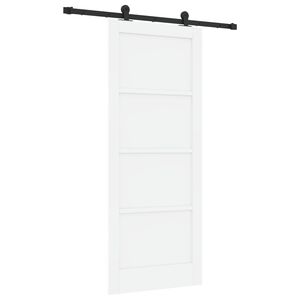 vidaXL Puerta Corredera ORKDAL Blanco 83 x 202 cm