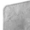 vidaXL Cabecero con cabecera Gris Concreto 75 cm Madera contrachapada