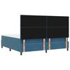 vidaXL Cama tipo Box Spring Azul Oscuro 200 x 200 cm Terciopelo