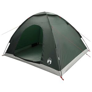 vidaXL Tienda de camping con techo Verde militar 275 x 215 x 125 cm