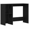 vidaXL Escritorio Roble Negro Madera de ingenier&iacute;a 102,5 x 35 x 75 cm