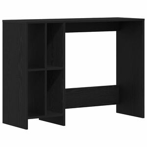 vidaXL Escritorio Roble Negro Madera de ingenier&iacute;a 102,5 x 35 x 75 cm