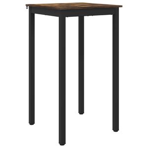 vidaXL Mesa de barra de pie Madera de ingenier&iacute;a Cuadrado