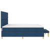 vidaXL Cama tipo Box Spring con colch&oacute;n Azul 200 x 200 cm tela