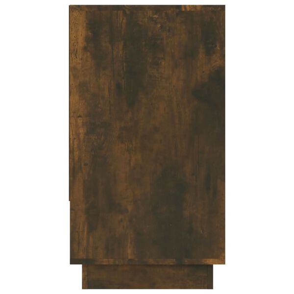 vidaXL Aparador madera contrachapada color roble ahumado 70x41x75 cm