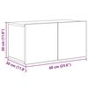 vidaXL Conjunto de mueble de TV 4 pcs Roble artisan 30.5 x 30 x 60 cm