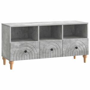 vidaXL Mueble de TV Gris Concreto 102 x 34,5 x 50 cm