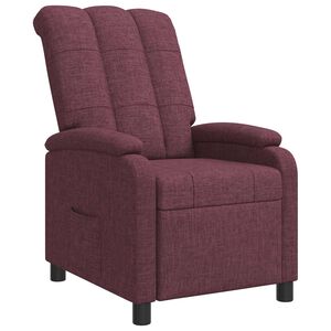 vidaXL Recliner Morado Tela