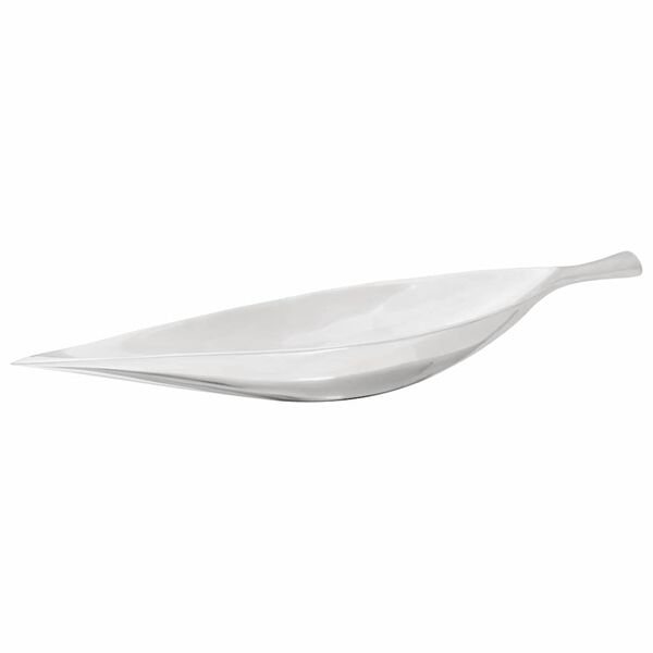 vidaXL Cesta de frutas Plateado 60 x 15 x 8 cm Aluminio