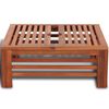 vidaXL Cubierta para base de sombrilla de madera