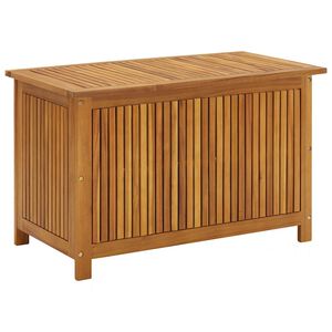 vidaXL Caja de almacenaje de jard&iacute;n madera maciza acacia 90x50x58 cm