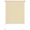 vidaXL Persiana enrollable de exterior 120x140 cm color crema