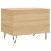 vidaXL Mesa de centro madera contrachapada roble Sonoma 60x44,5x45 cm