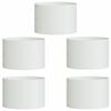 vidaXL Anillo para maceta 5 pcs 30 x 30 x 20 cm Acero laminado en fr&iacute;o