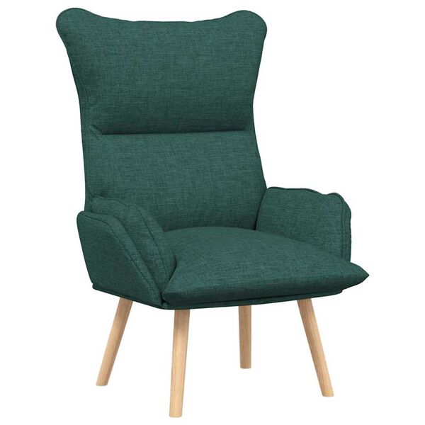 vidaXL sillón Verde oscuro 69 x 74 x 93 cm tela