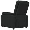 vidaXL Sillón reclinable de tela negro