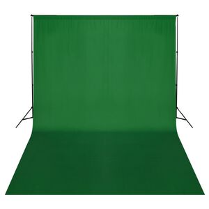 vidaXL Sistema de soporte de tel&oacute;n fondo 500x300 cm verde