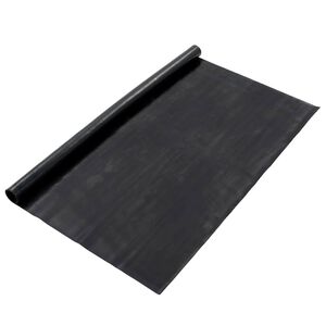 vidaXL Alfombra para el suelo Negro 1,2 x 5 m Goma