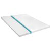 vidaXL Sobrecolch&oacute;n 140x200 cm espuma de gel frio 6 cm perfil huevo