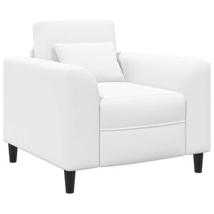vidaXL Sill&oacute;n Blanco Tela