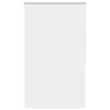 vidaXL Estor enrollable opaco 84,4x175 cm, tela, ancho 80 cm, blanco