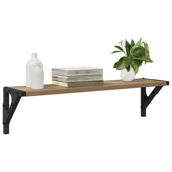 vidaXL Estanter&iacute;as de pared 2 pcs Roble artesanal 60 x 15 x 15,5 cm