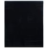 vidaXL L&aacute;mina de ventana esmerilada est&aacute;tica PVC negro 90x2000 cm