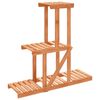 vidaXL Soporte para flores de madera maciza abeto 81x25x75,5 cm