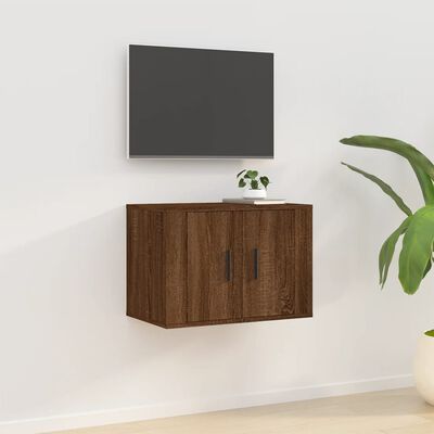 vidaXL Mueble para TV de pared roble marrón 57x34,5x40 cm