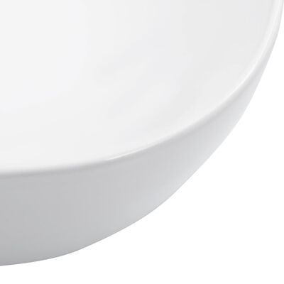 vidaXL Lavabo 45,5x32x13 cm cerámica blanco