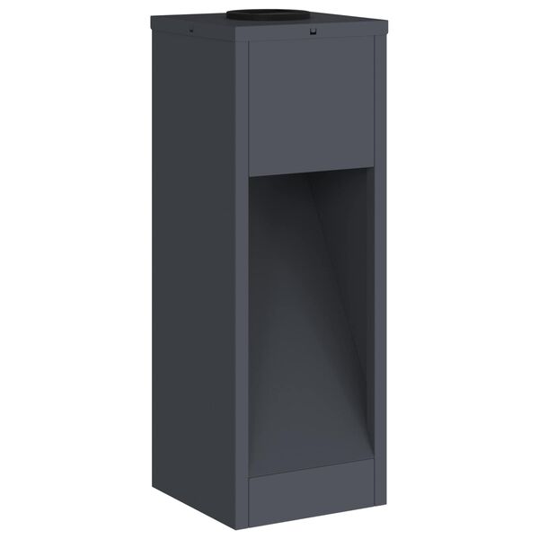 vidaXL Luz de Sendero LED Solar 2 pcs Antracita Acero laminado en frío