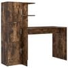 vidaXL Escritorio Roble ahumado 133.5 x 50 x 124 cm 2 uds.