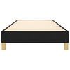 vidaXL Estructura de cama con somier tela negro 90x190 cm