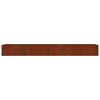 vidaXL Jardinera acero corten 360x80x40 cm