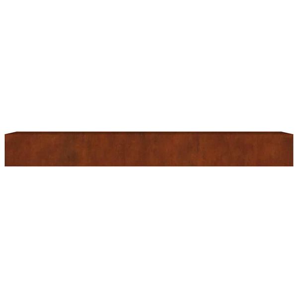 vidaXL Jardinera acero corten 360x80x40 cm