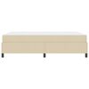 vidaXL Cama tipo Box Spring Crema 160 x 200 cm tela