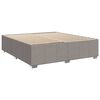 vidaXL Cama sin colch&oacute;n tela gris taupe 180x200 cm