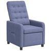 vidaXL Sill&oacute;n reclinable Azul jeans 65 x 93 x 102 cm Tela