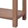 vidaXL Mesa consola de madera maciza de teca 145x30x80 cm